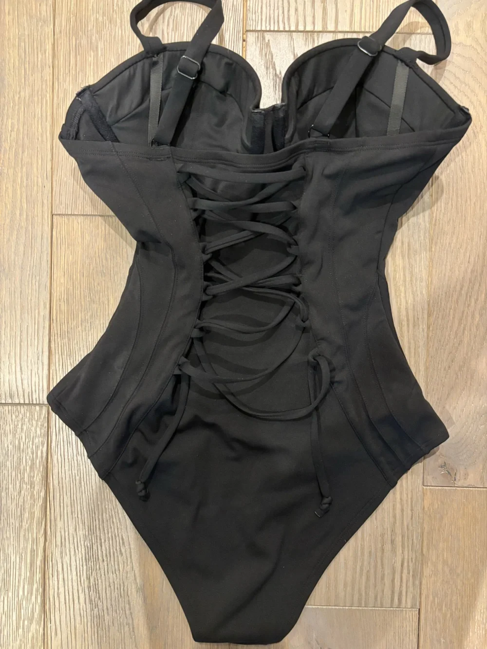 TA3 Black One-Piece Swimsuit